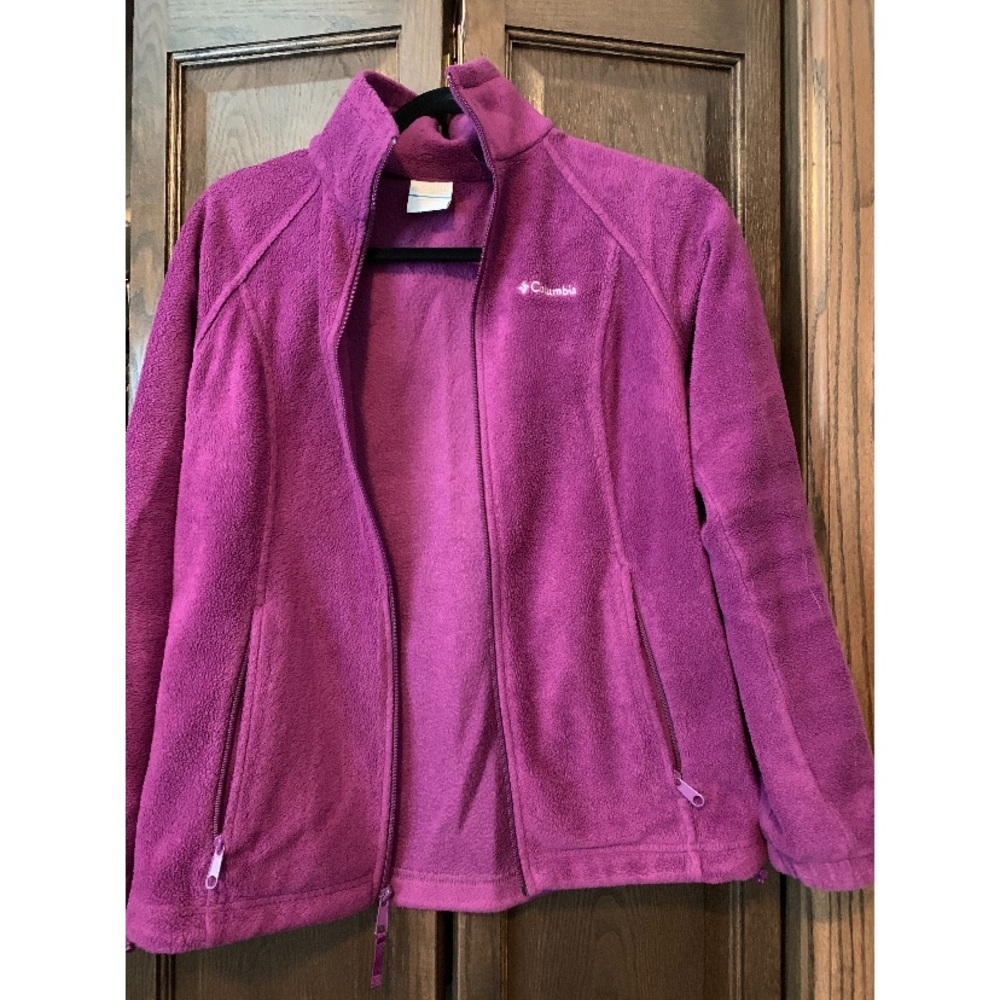 Small Purple Columbia fleece jacket